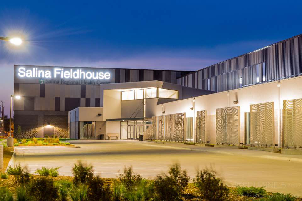 Salina Field House Exterior - Commercial Construction Example