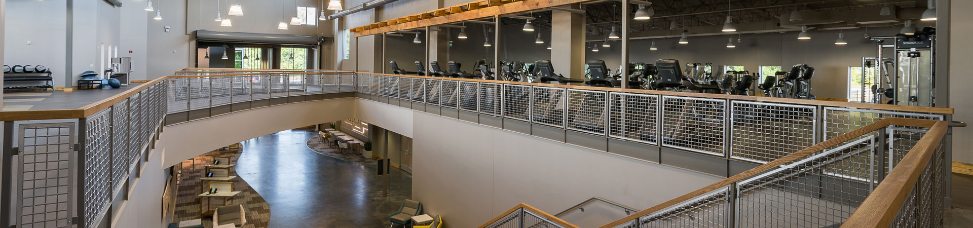 Modern commercial construction interior where Aspire was the General Contractor.